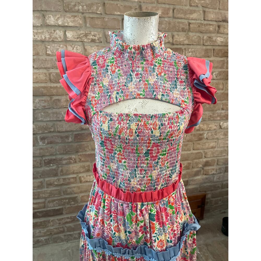 NWT Alden Adair Stella Dress - Happy Daze Sz XL Sold in high end boutiques. - Picture 8 of 11